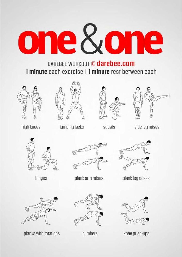 One & One workout poster