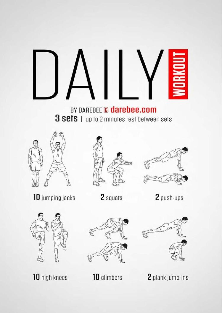 Daily Workout workout poster