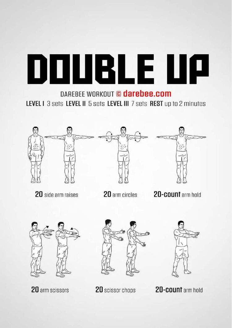 Double Up workout poster