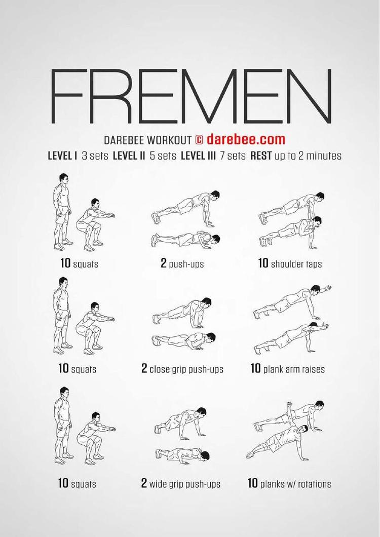 Fremen workout poster