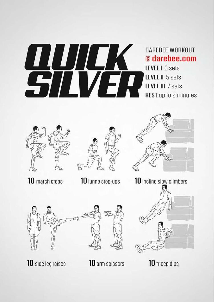 Quicksilver workout poster