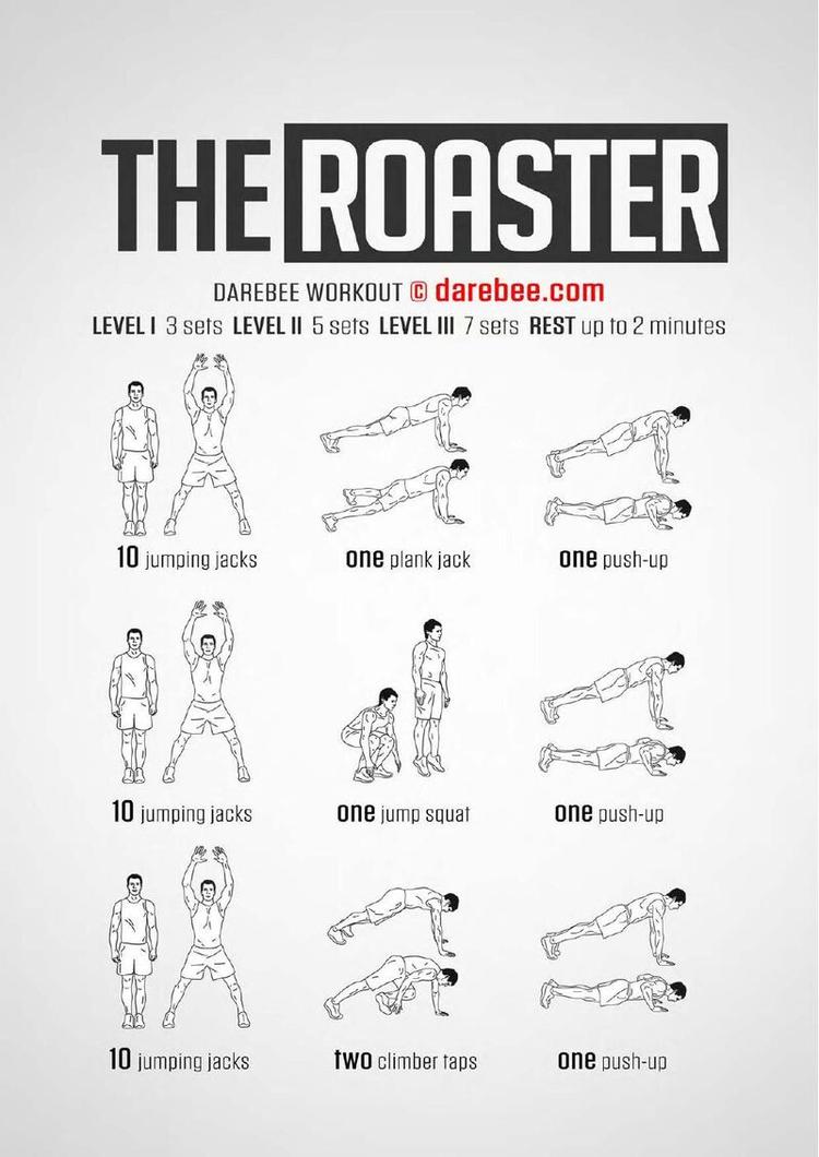 Roaster workout poster