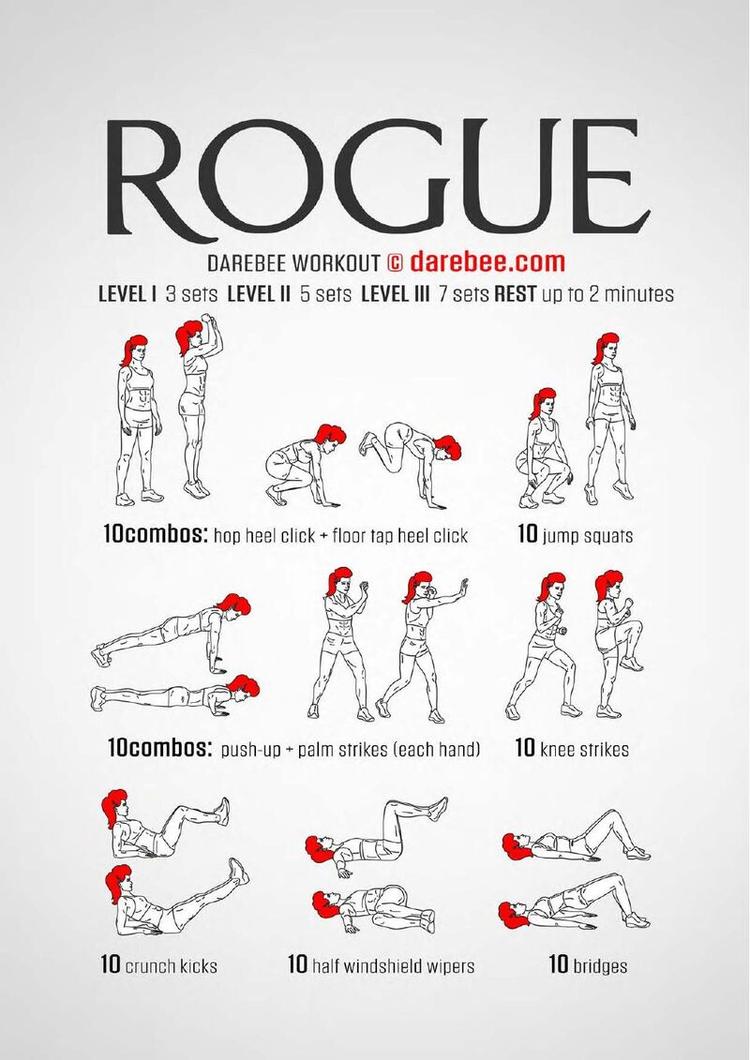 Rogue workout poster