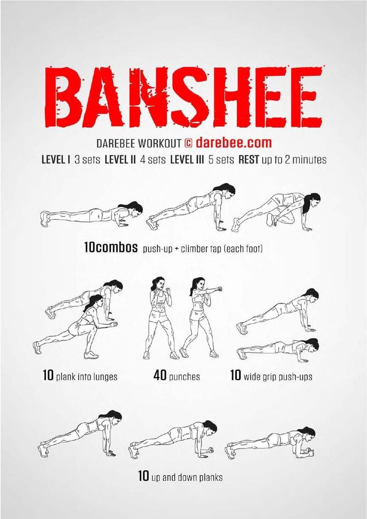Banshee workout poster