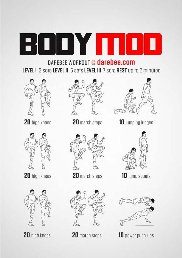 Body Mod workout poster