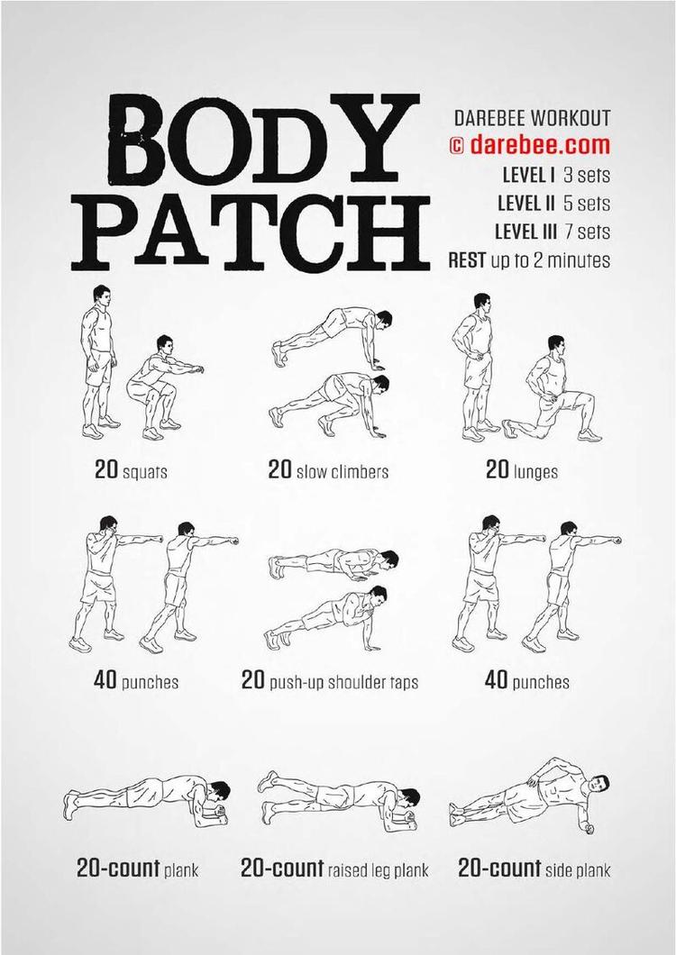 Body Patch workout poster