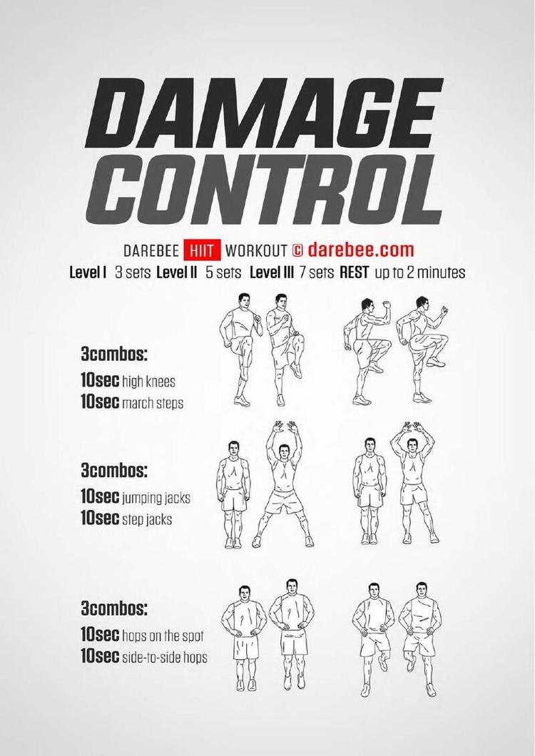 Damage Control workout poster