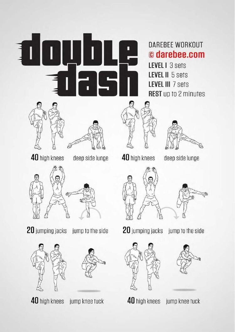 Double Dash workout poster