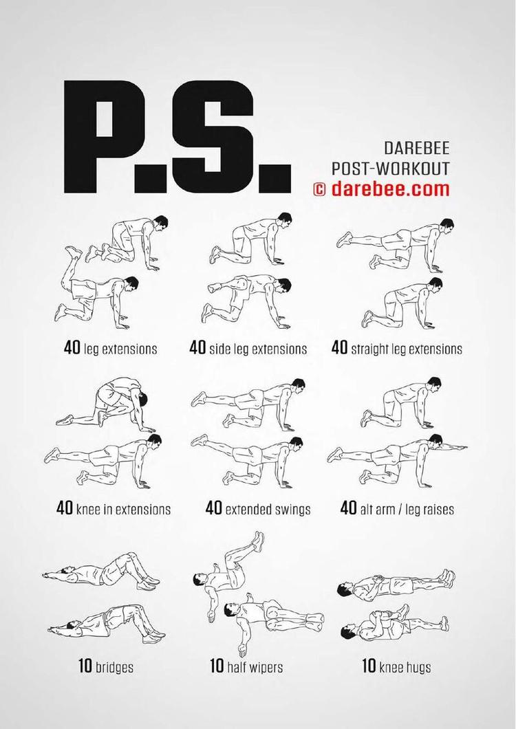 P. S. workout poster