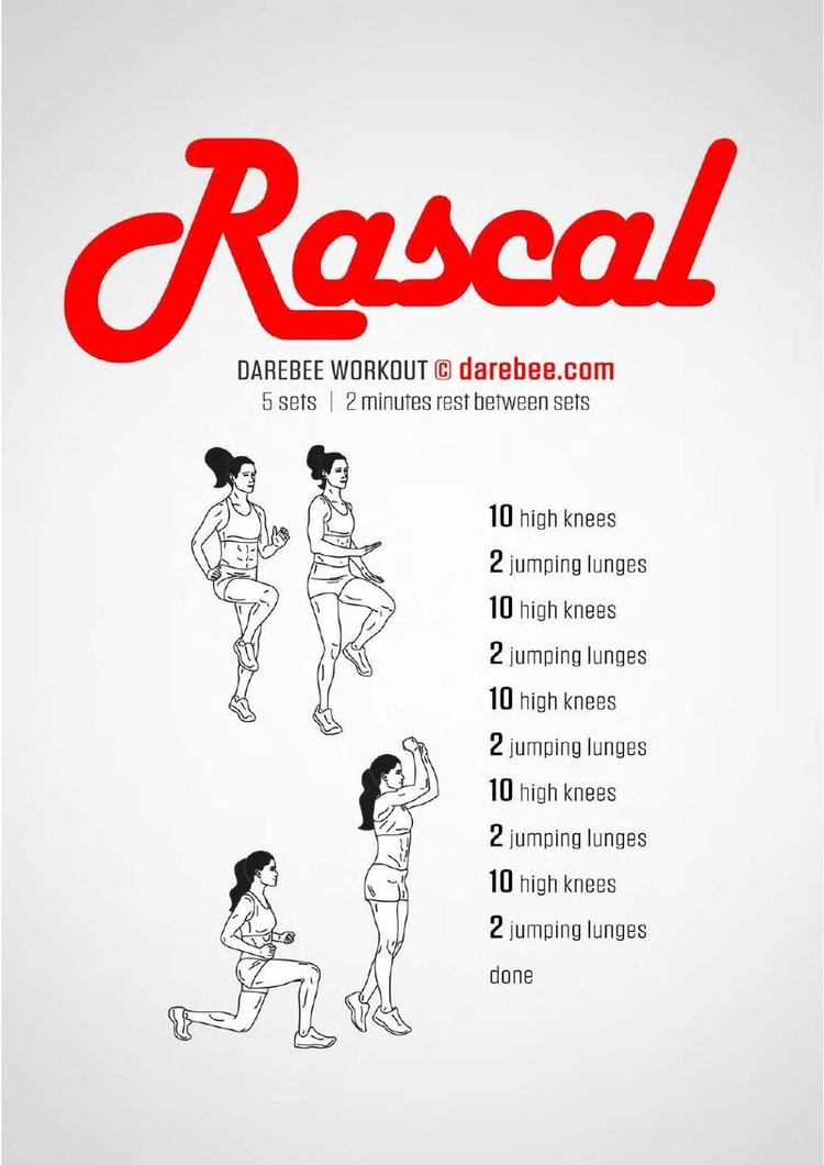 Rascal workout poster