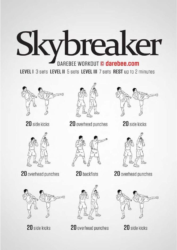 Skybreaker workout poster