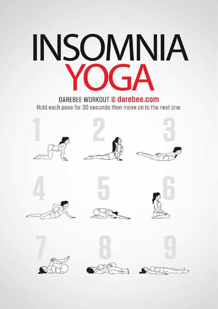 Insomnia Yoga workout poster
