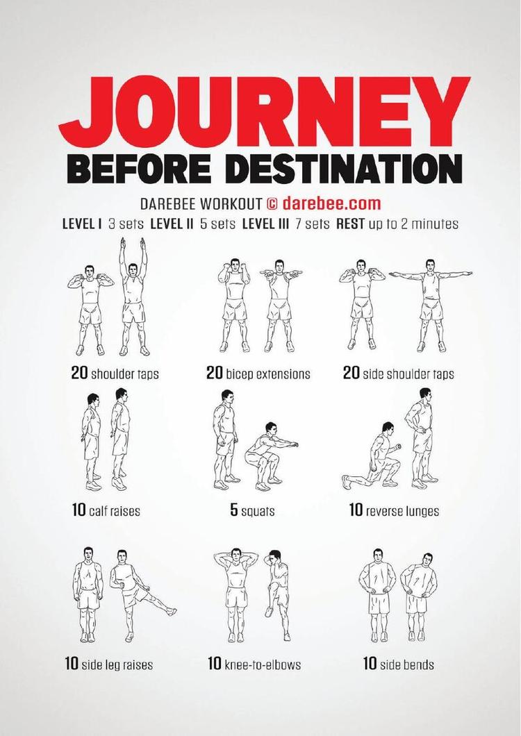 Journey workout poster